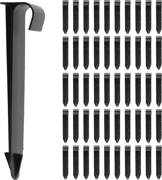 50 punti di fissaggio per irrigazione a gocce - tubi di pioggia - tubi assorbenti - palancette per orti - vasi fiorali e sistemi di irrigazione - attrezzature per giardini - attrezzi per la manutenzione dei prati