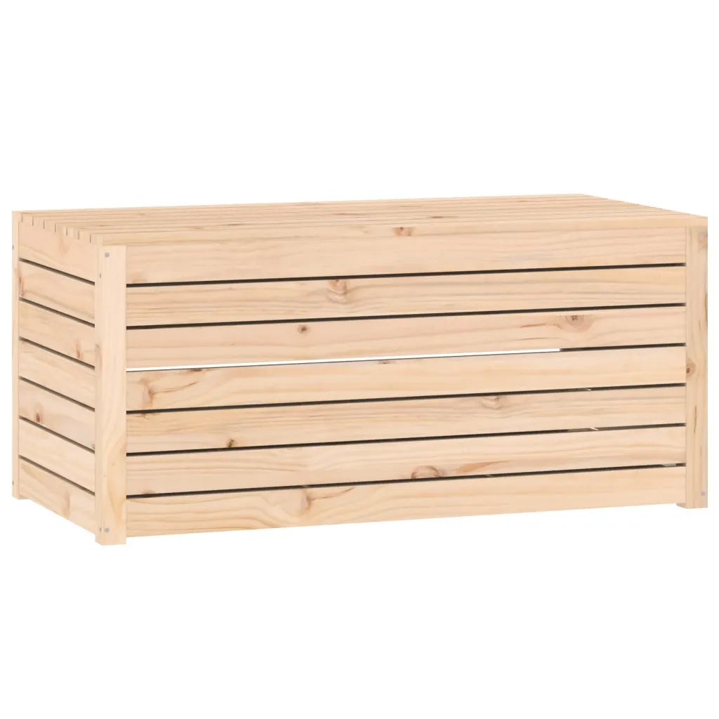 Contenitore Giardino 101x50,5x46,5 cm Legno Massello di Pino 823948