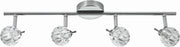 Candellux Bombola plafoniera cristallo cromo 4xG9 67cm