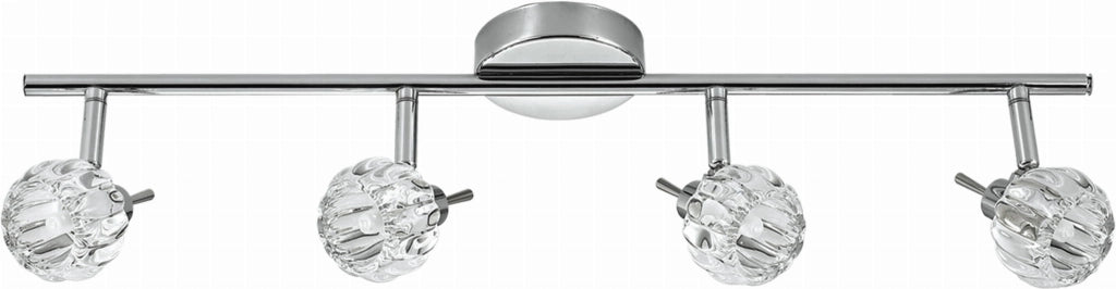 Candellux Bombola plafoniera cristallo cromo 4xG9 67cm