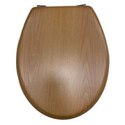 Trade Shop - Copriwater Universale Sedile Copri Wc Water Per Bagno In Legno 18" Con Cerniere 52952a -