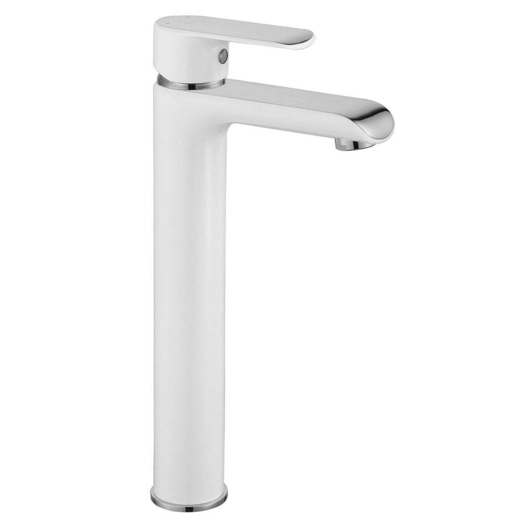 Rubinetto Da Lavabo Rea Bloom White Chrom High