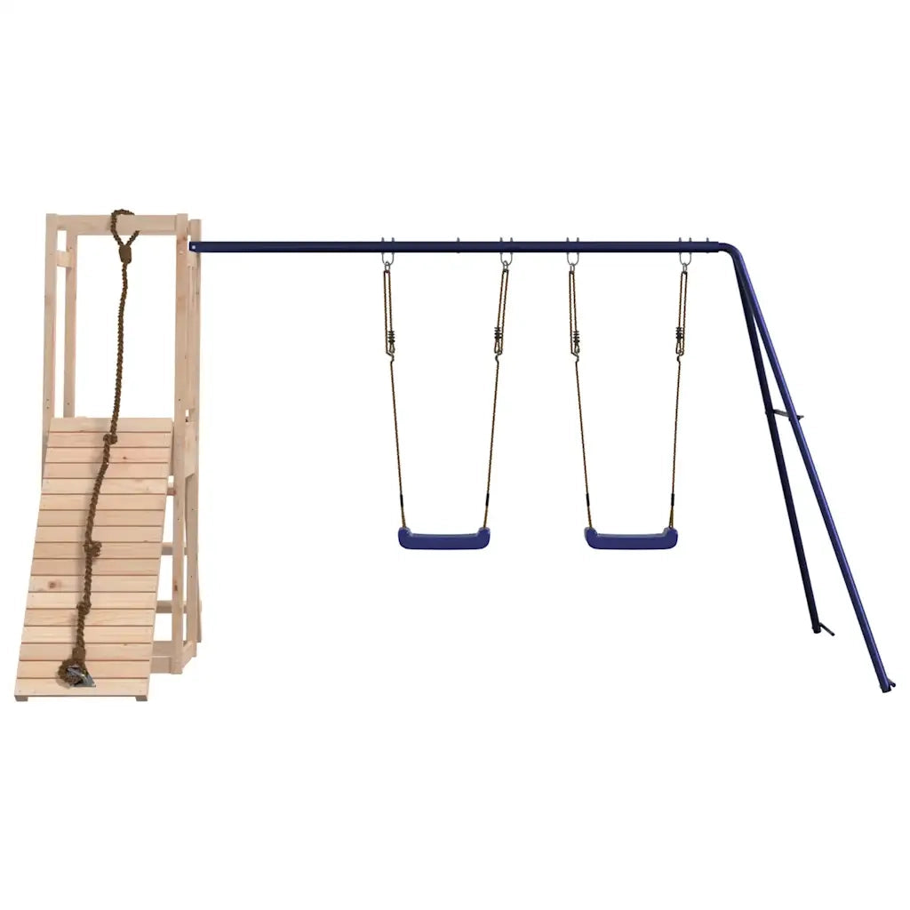 Set da Gioco da Esterno in Legno Massello di Pino 3155921