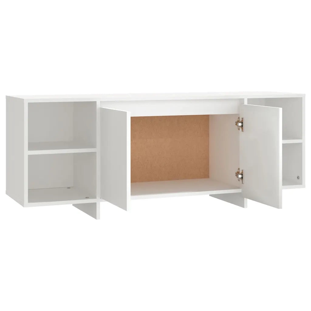 Mobile TV | Armadietto TV | Mobile Porta TV Bianco 130x35x50 cm in Truciolato