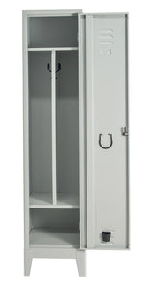 Armadio spogliatoio con tramezza sporco/pulito ad 1 posto cm. 50x38x180h