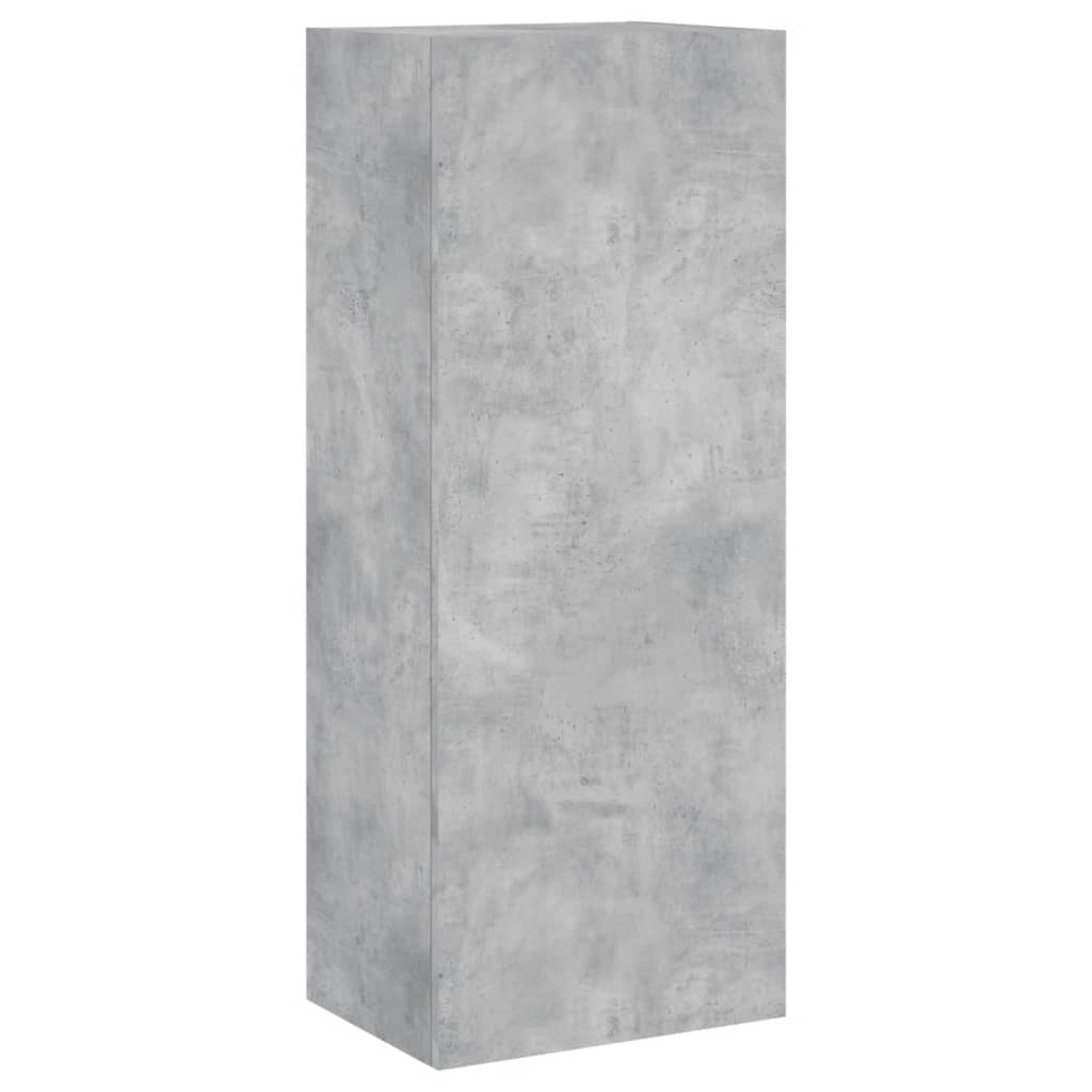 Mobile TV Parete Grigio Cemento 40,5x30x102cm Legno Multistratocod mxl 110068