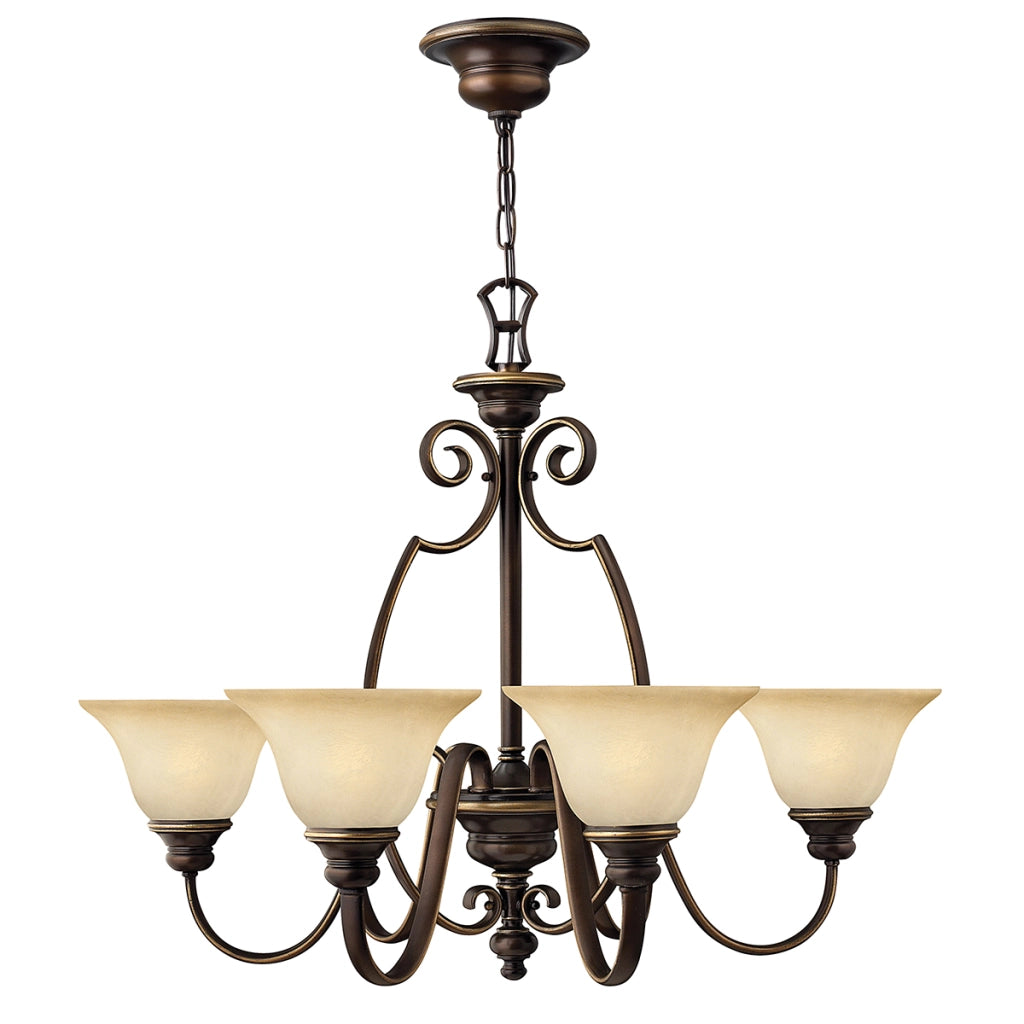 Lampadario classico Cello bronzo antico 6xE27 60W Hinkley