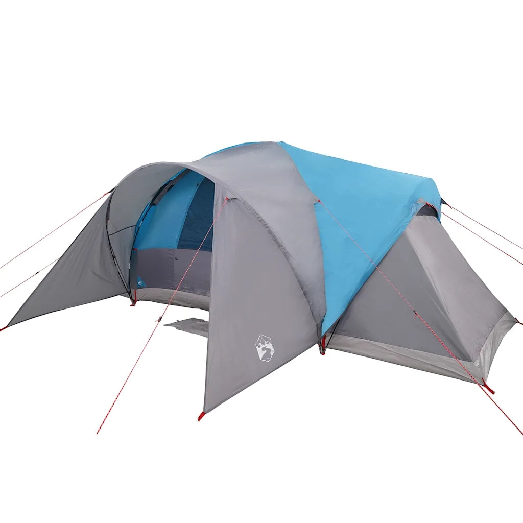 Tenda da Campeggio a Cupola per 4 Persone-Tenda per Escursionismo Blu Impermeabile 456813