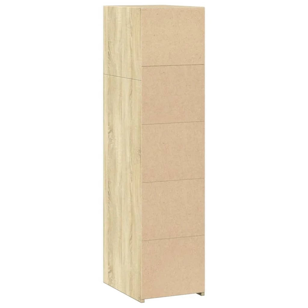 Credenza cassettiera cassettiera mobile contenitore organizer cucina soggiorno soggiorno Sonoma 30 x 41 x 124 cm derivati ​​del legno marrone 02_0031502
