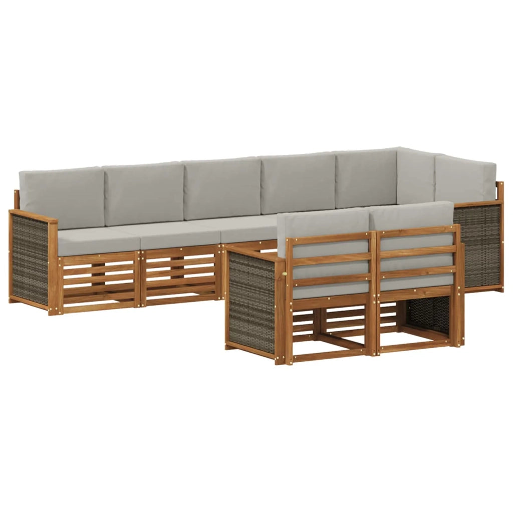 Set divani Legno di Acacia Massello