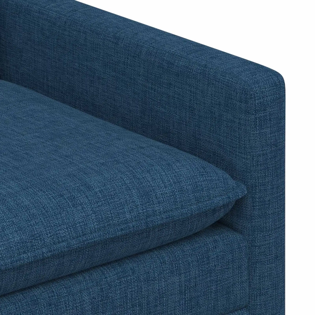 Set di divani 2 pz Blu Tessuto 3417066
