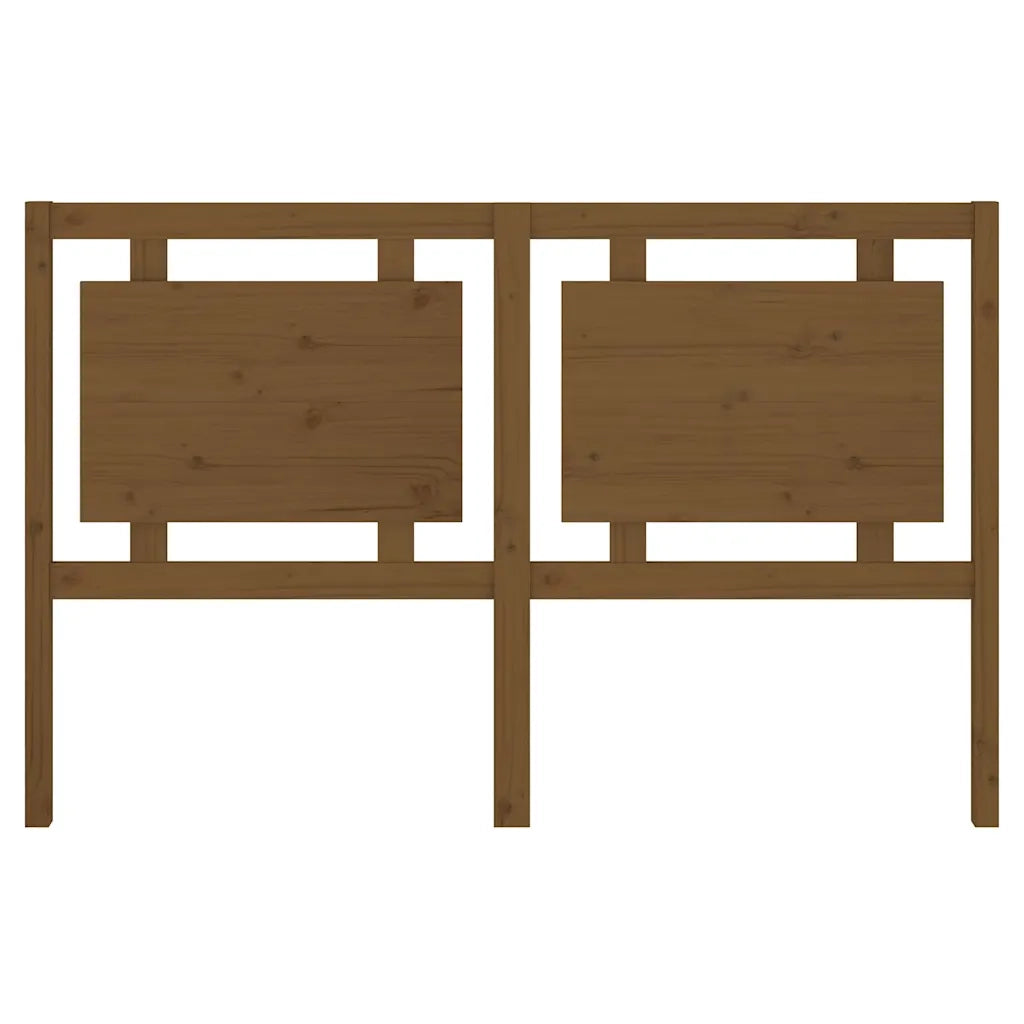 Testiera per Letto ambra 155,5x4x100 cm Legno Massello di Pino 817948