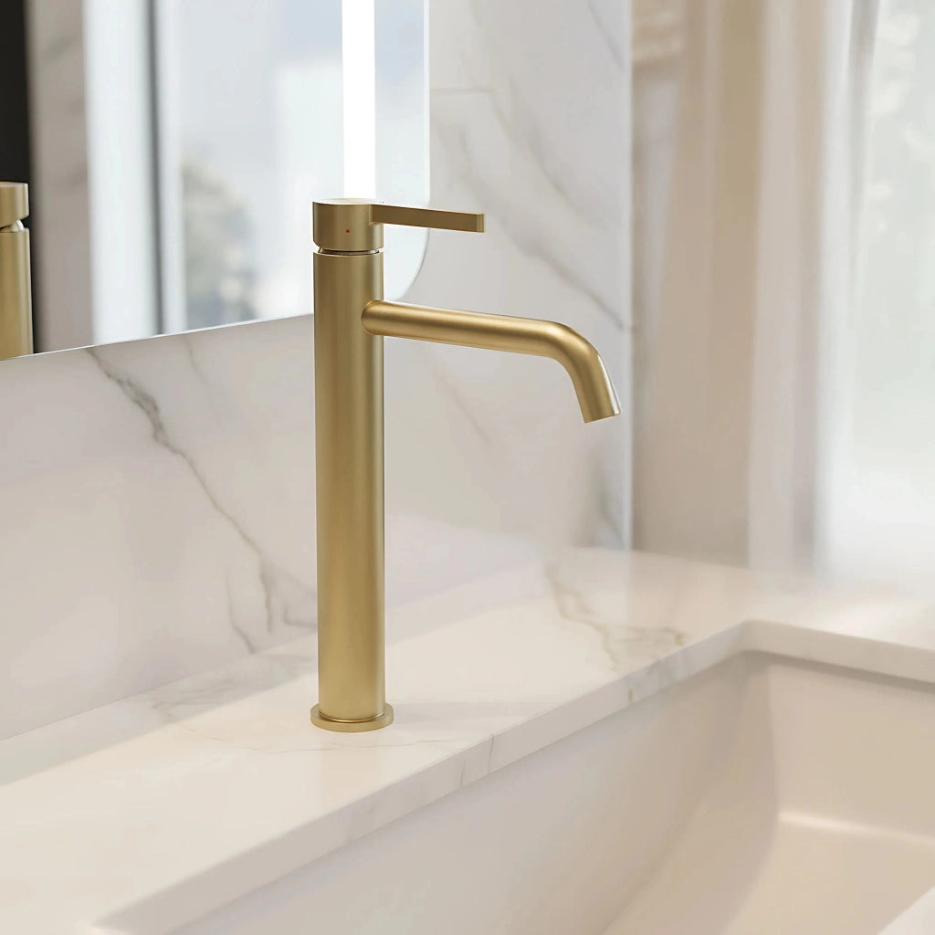 Rubinetto Da Lavabo Rea Foster Brush Gold High