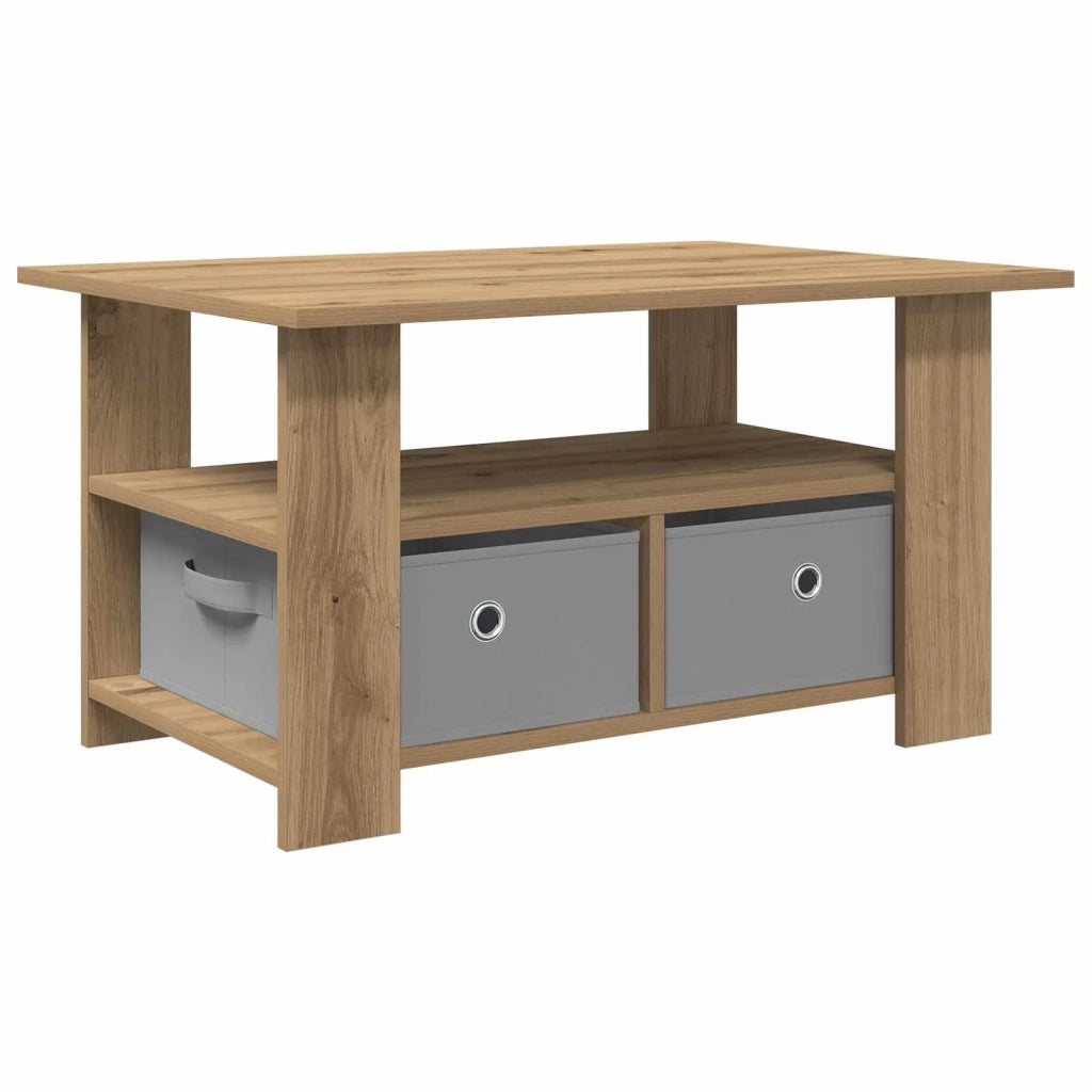 Tavolino da salotto | Tavolino da caff¨¨ | Tavolino da Soggiorno Rovere artigianale 77 x 55 x 42 cm