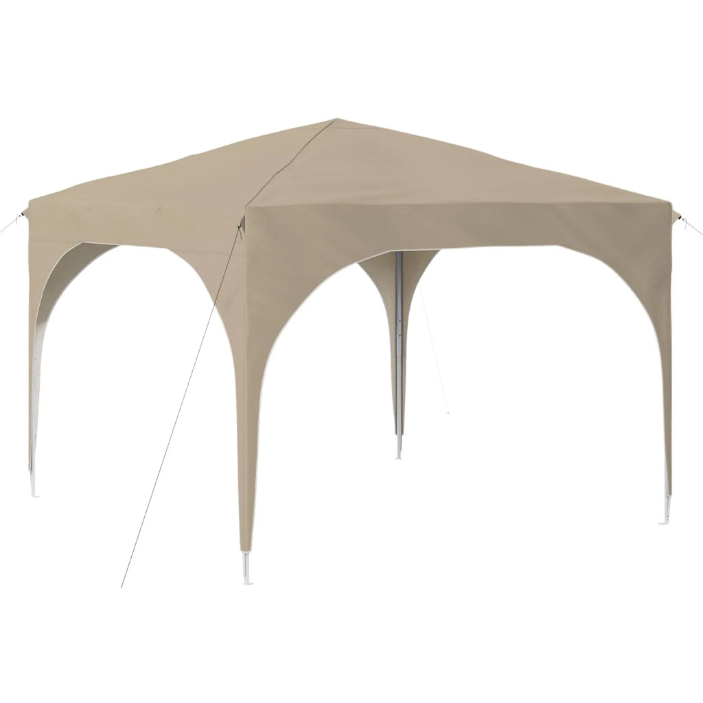 Tenda per feste a pop-up-Gazebo 290 x 290 x 245 cm Crema 910997