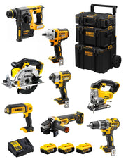 DeWALT Kit DWK800 (DCD796 + DCH273 + DCG405 + DCF887 + DCF894 + DCS331 + DCS391 + DCL050 + 3 x 5,0 Ah + DCB115 + Caddy 3en1)