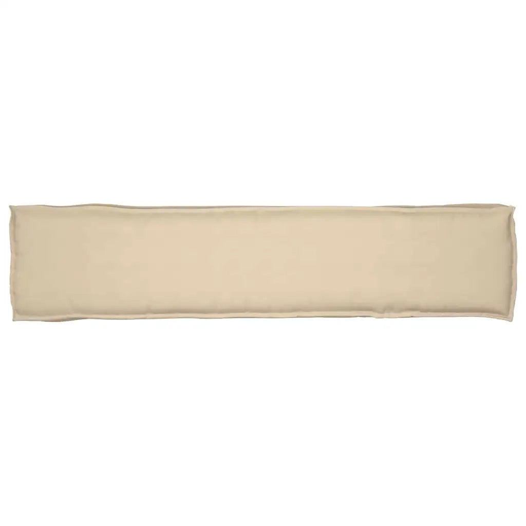 Cuscino per pallet Beige 180 x 40 x 8 cm Tessuto Oxford 42001671