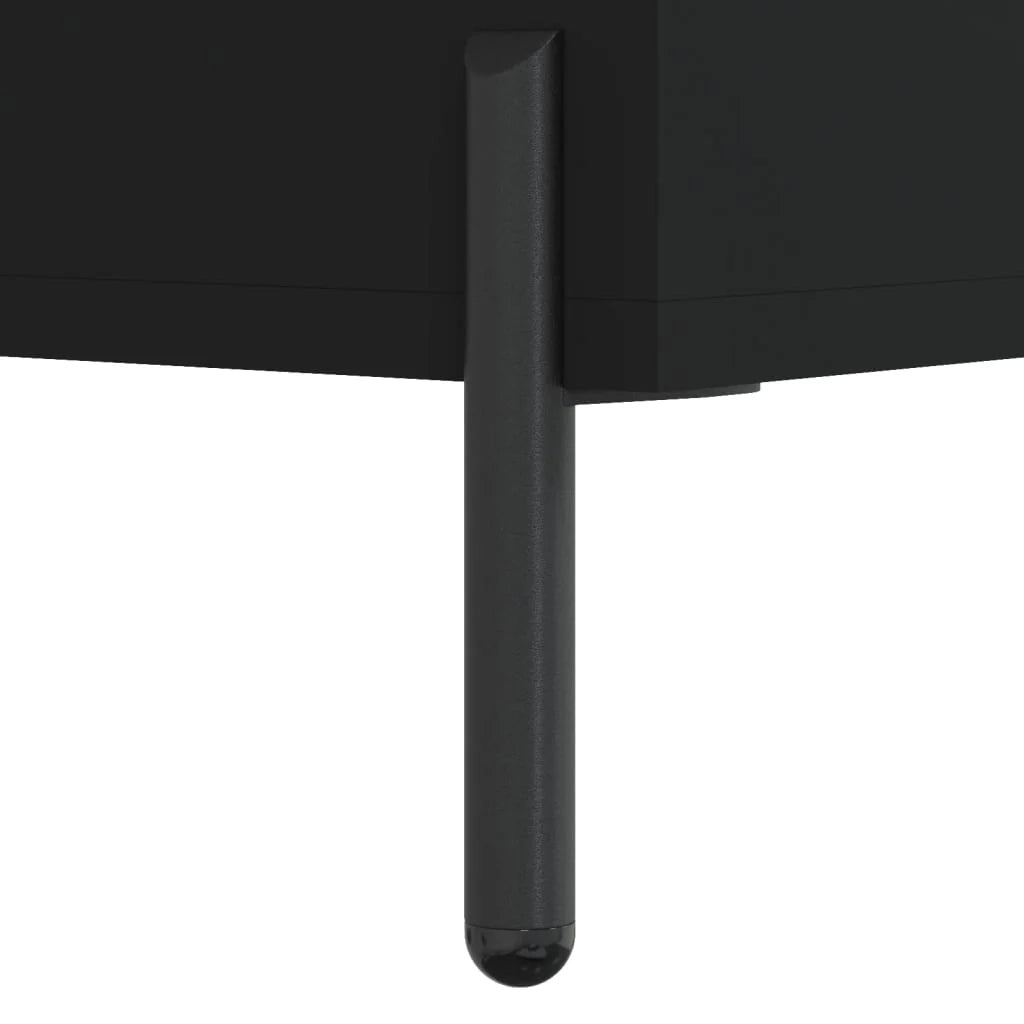 Mobile TV multimediale mensola TV credenza TV sala da pranzo soggiorno camera da letto 80 x 36 x 50 cm legno ingegnerizzato nero 02_0026307