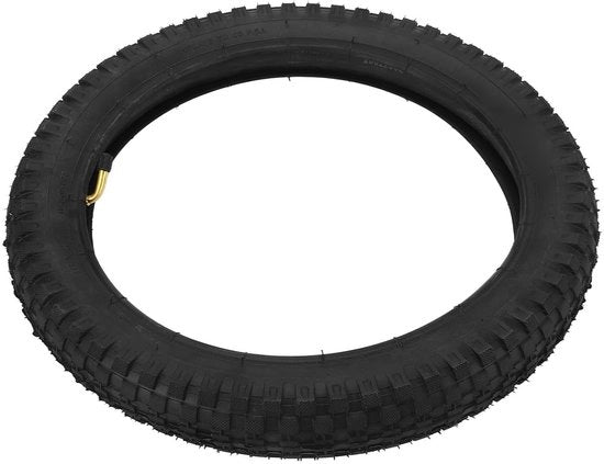 Pneumatico esterno 16x2.4 in gomma - Antiscivolo - Resistente allo sfregamento - Sostenibile - Pneumatico di ricambio per bicicletta per bambini - Buona esperienza di guida - Pneumatico per bicicletta