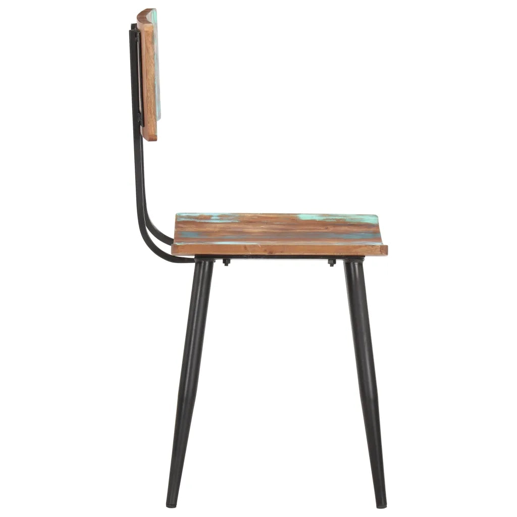 Sedie da Pranzo 4 pz in Legno Massello di Recupero  cod mxl 31520