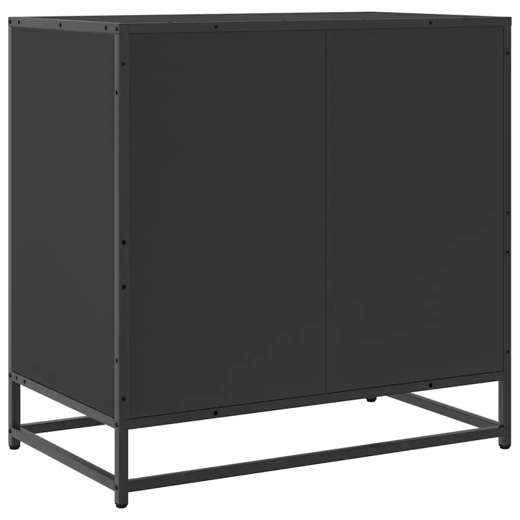 Cassettiera Nera 70x41x70 cm in Legno Multistrato 849084