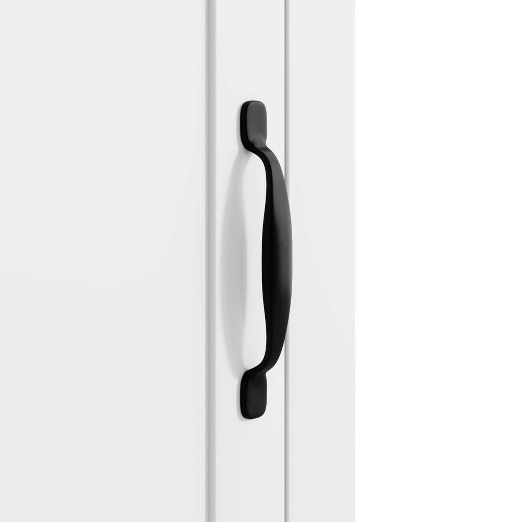 Mobile angolare da bagno 57,7¡Á46¡Á167,5 cm, con 3 cassetti, 1 anta e ripiani regolabili, bianco