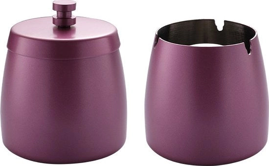 Aspirapolvere con coperchio per interni ed esterni - Rosso - Aspirapolvere metallico da tavolo