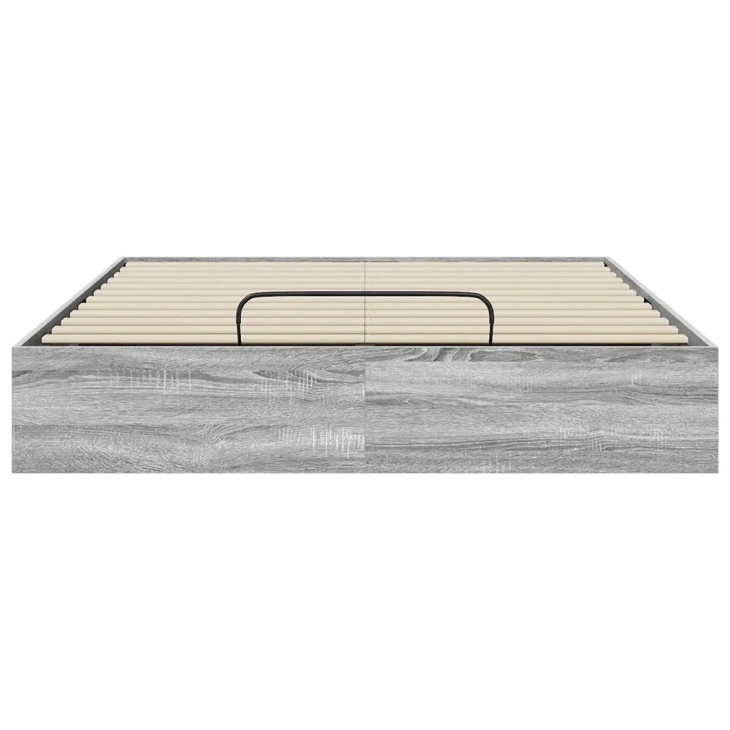 Letto ottomano Grigio Sonoma 193 x 120 x 25 cm Truciolare