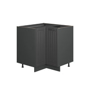 Vicco Mobile ad angolo cucina Grigio scuro 80.5 cm , PL Marmo