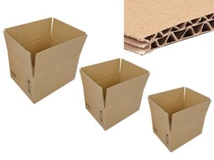 SCATOLA CARTONE PER IMBALLO AMERICANA DOPPIA ONDA- - mm.400x300x200 - 10 pezzi