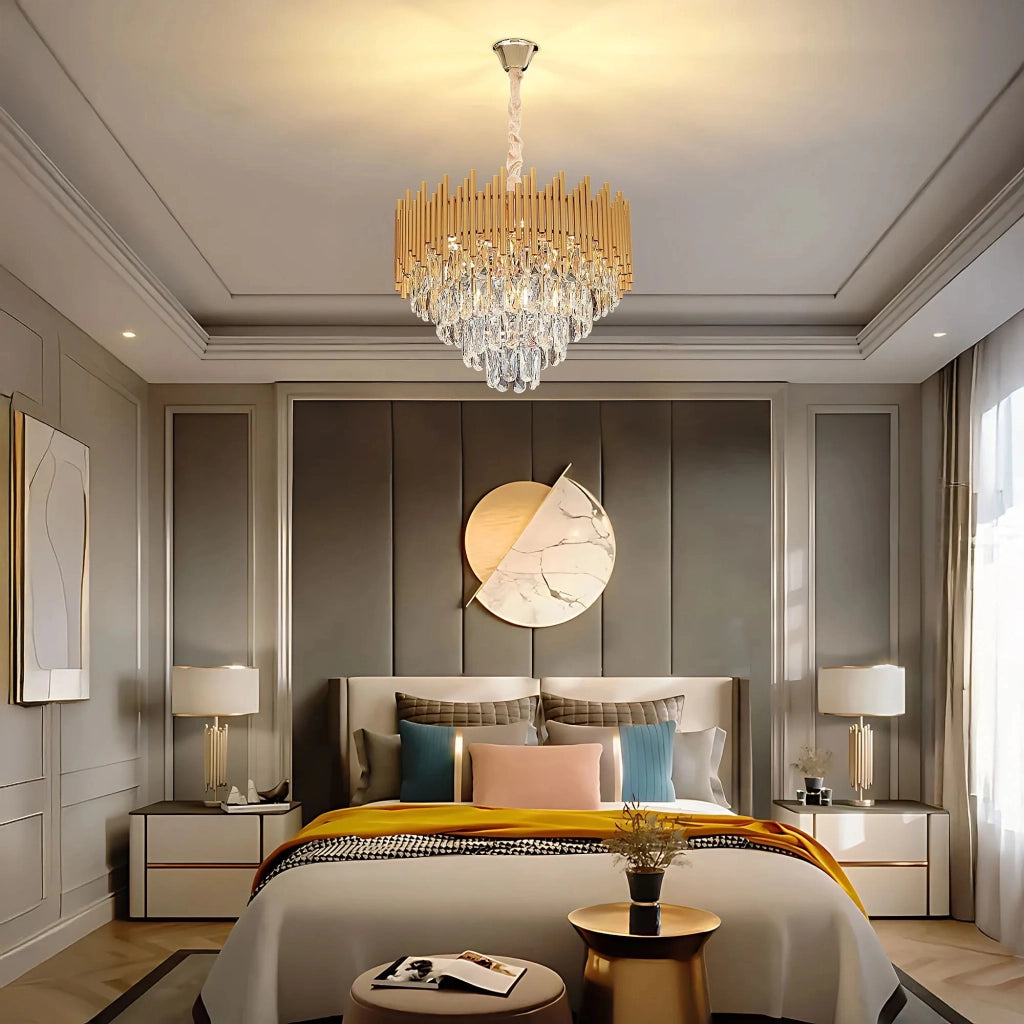Lampada Cristal G062-cp 50cm Gold