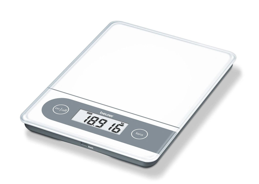 Beurer KS 59 XXL Bilancia da Cucina, elettrica, grey, white, argento