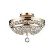 Maytoni Plafoniera contemporanea Ottilia 3 luci E14 oro metallo diffusori metallo