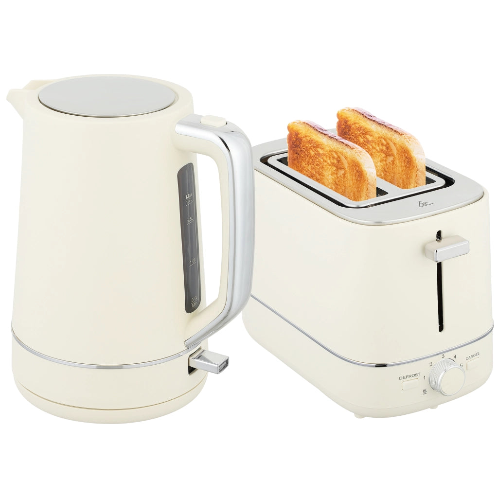 Set Bollitore 1,7 L e Tostapane 6 Livelli ¨C Xylo ¨C Beige