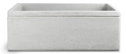 Lavello da Giardino Senza Rubinetto in Cemento Granulato di Marmo Lisbona Grigio