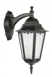 Applique esterno basso Retro nero E27 IP43 SU-MA 3012