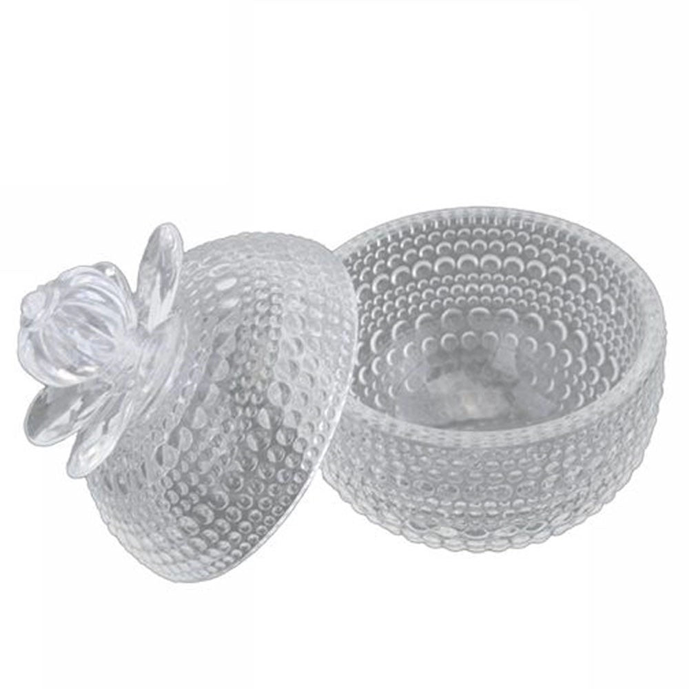Trade Shop - Barattolo Contenitore Zuccheriera Porta Caramelle Dolci Confetti Vetro 8x9 72284 -