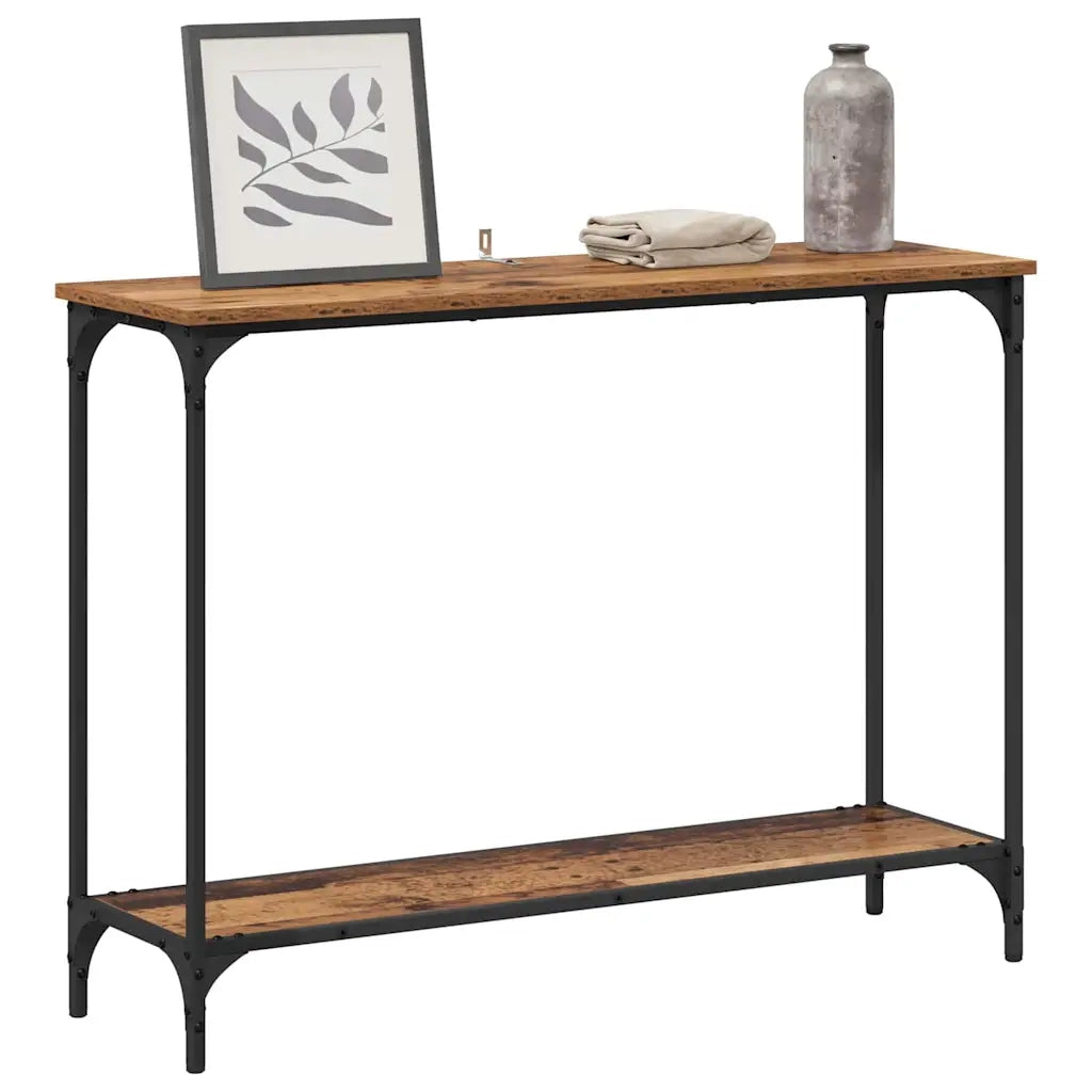Tavolo consolle Legno vecchio 101 x 30.5 x 75 cm