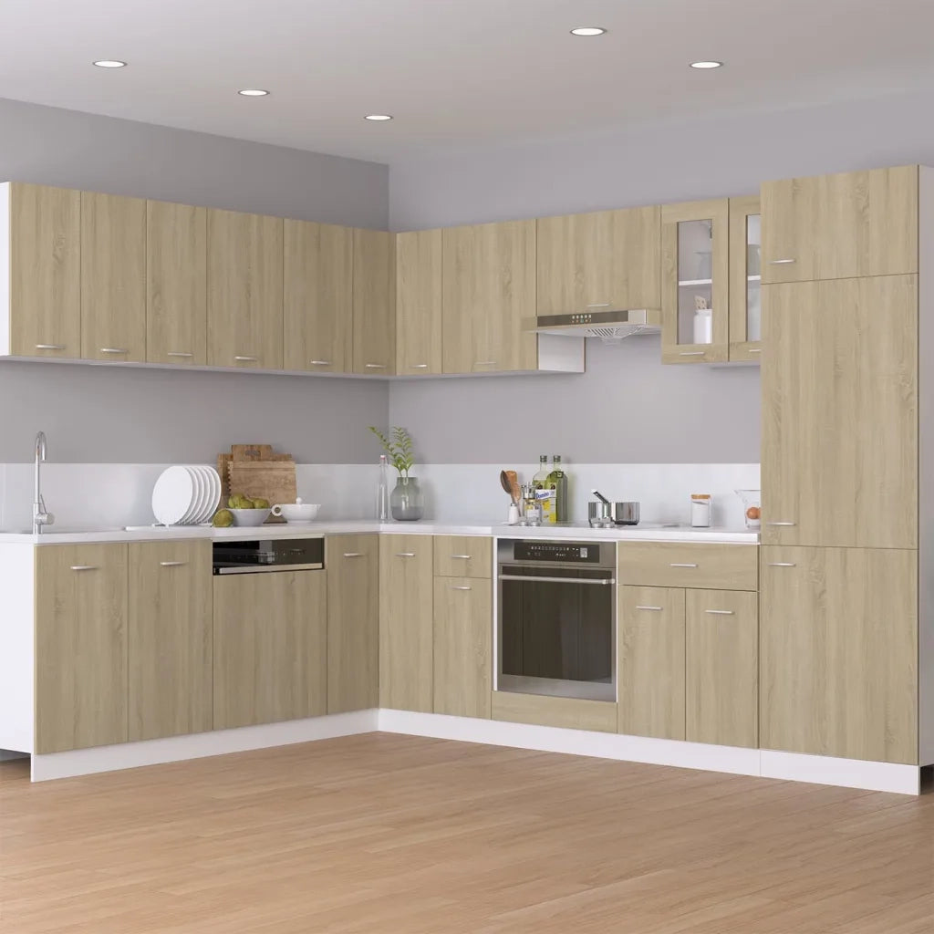 Pensile Angolare Rovere Sonoma 57x57x60 cm in Legno Multistratocod mxl 128650