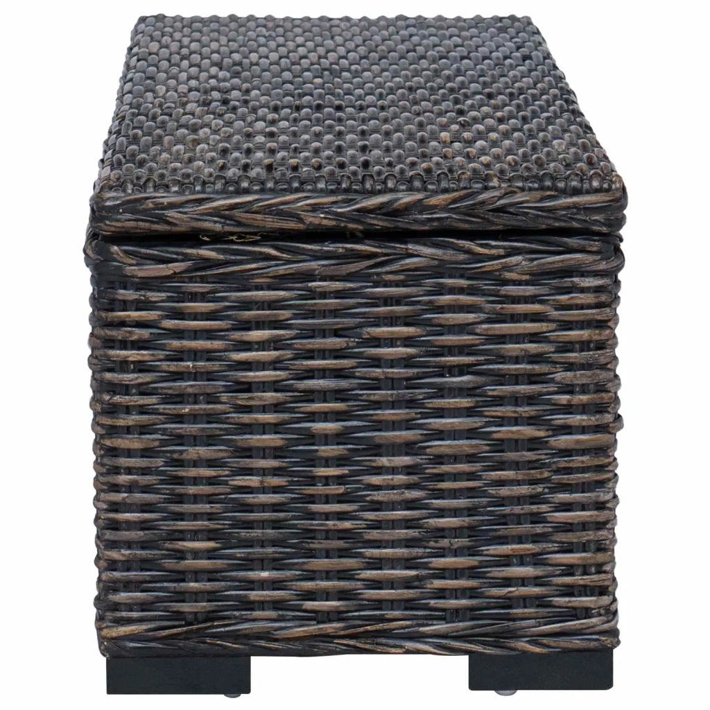 Scatola di Stoccaggio con archiviazione Nero 110 x 35 x 45 cm 344883