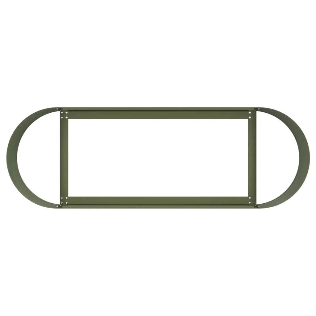 Letto rialzato da giardino Verde Oliva 120 x 40 x 40 cm 8011687