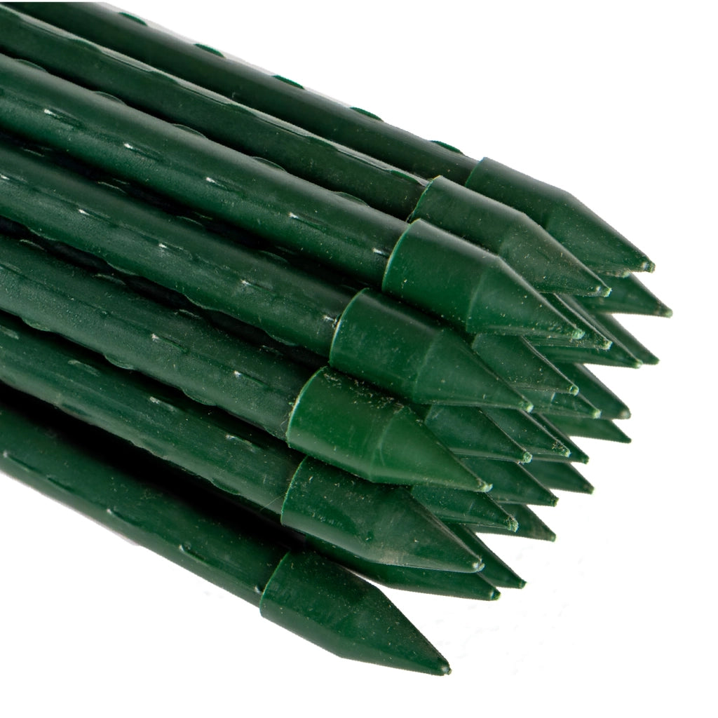 25 Pezzi Paletti in Acciaio per Piante Bastoni di Supporto Stecche per Orto e Recinzioni Tutori Di Varie Misure Resistenti  180 cm – Ø 16 mm