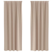 Tende Oscuranti | Tende Blackout con Anelli 2 pz Talpa 225 x 140 cm Poliestere
