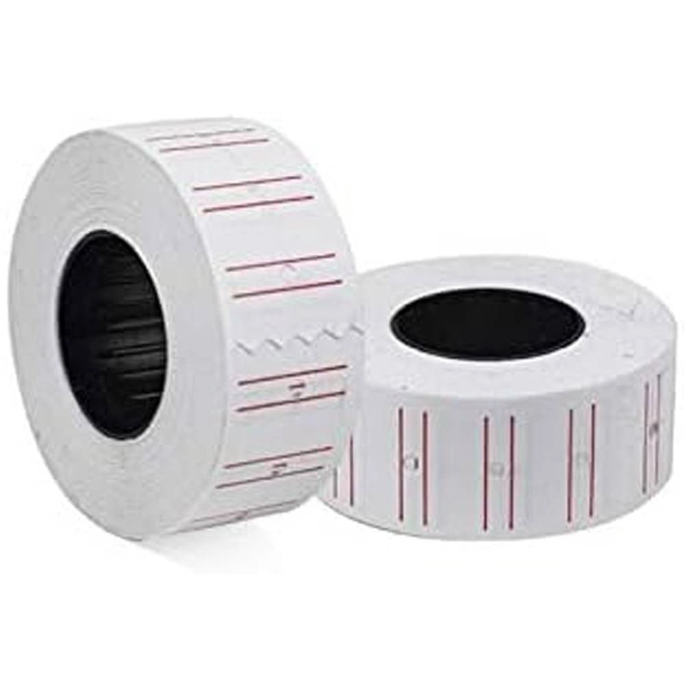 Trade Shop - Rotoli Etichette Adesive Per Macchina Prezzatrice Uso Negozio Prezzi Vetrina -