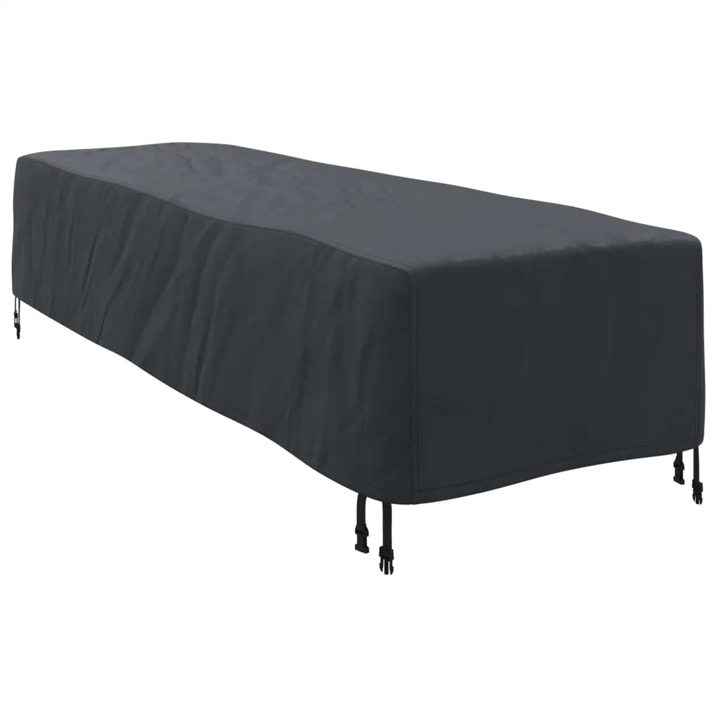 Copertura per Lettini Tinta unita Nero 74 x 210 x 40 cm Tessuto 4105903