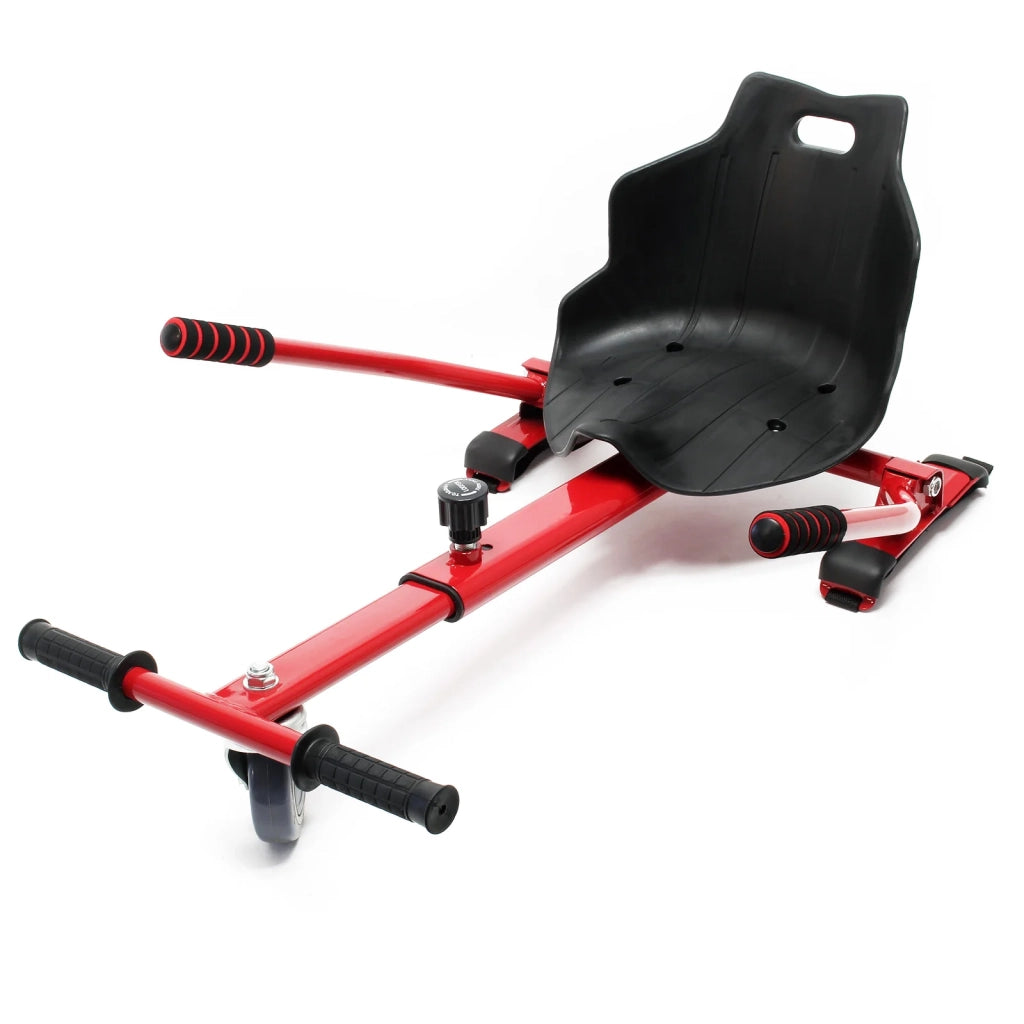 Sedile per monopattino elettrico go-kart compatibile con hoverboard adulto/bambino fino a 120 kg rosso 16_0002718