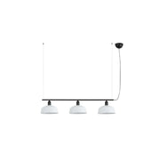 TATAWIN M metallo 3L Lampada a sospensione bianca