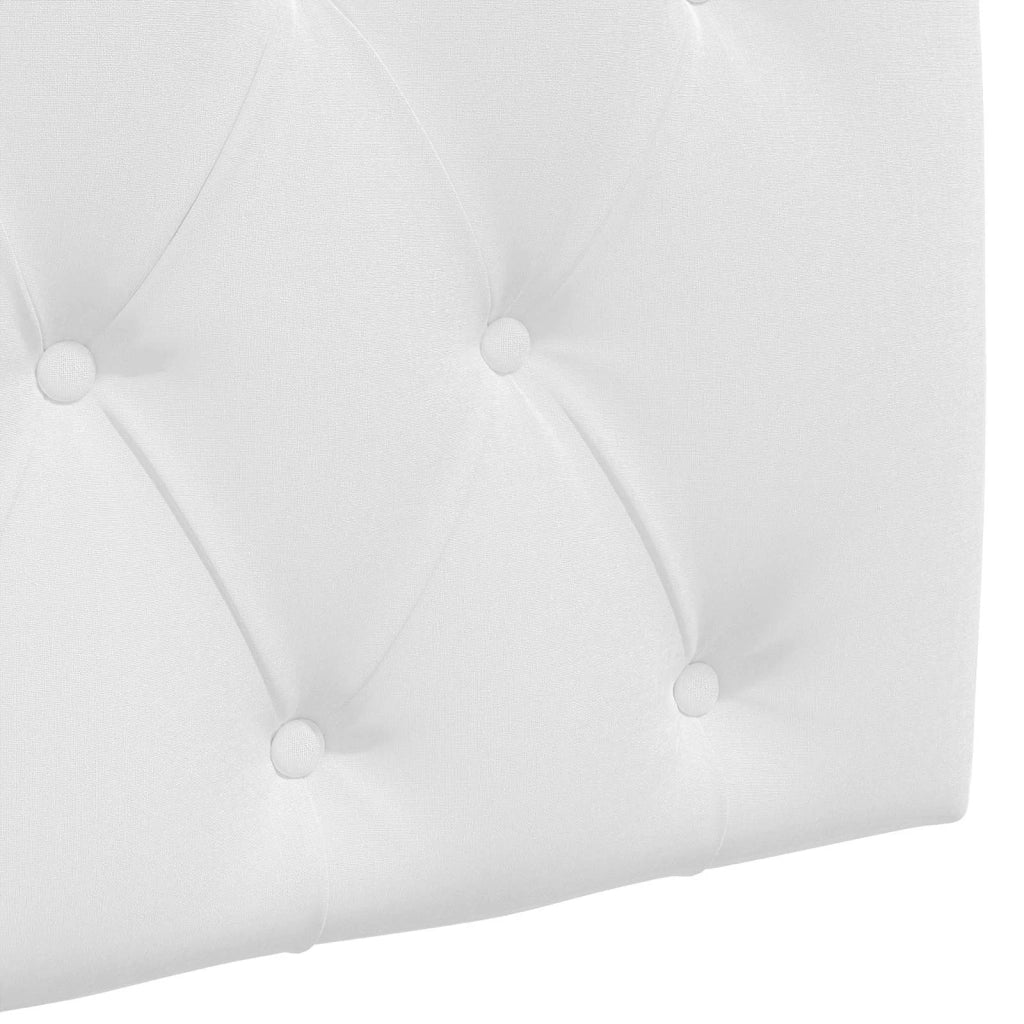 Testiera | Testata sospesa Con luce LED Bianco Tessuto