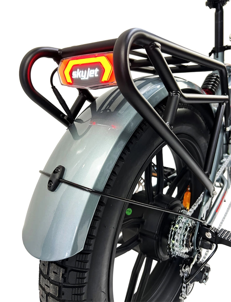 Bicicletta Elettrica GT3 PRO 250W con Freni Idraulici Display XXL e Chiave NFC Grigio