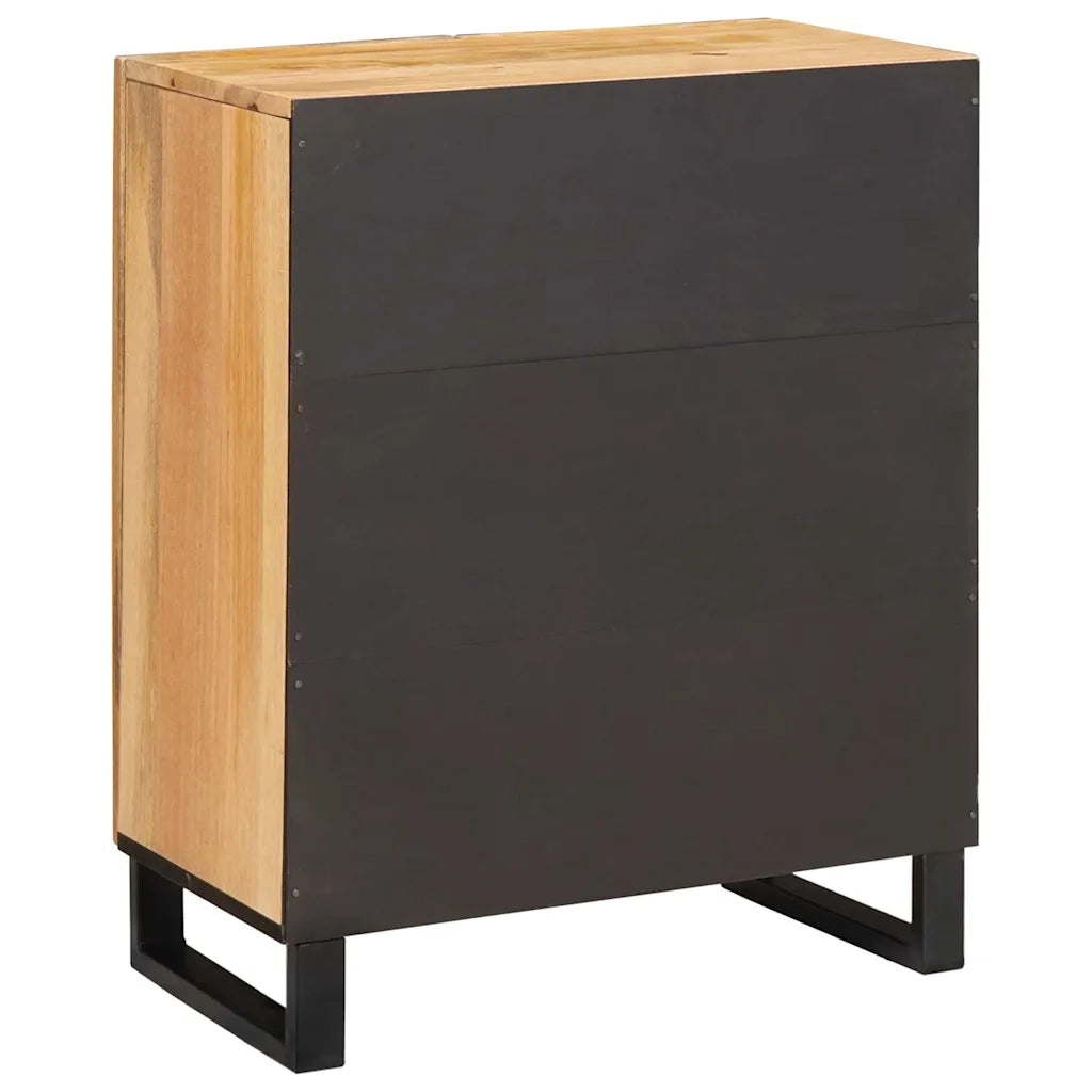 Credenza | Madia | Buffet da pranzo | Armadio da pranzo Marrone 60 x 33 x 75 cm Legno di mango massello